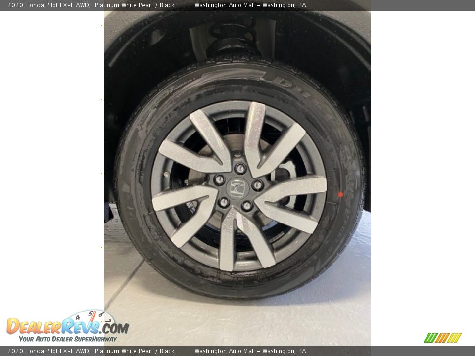 2020 Honda Pilot EX-L AWD Platinum White Pearl / Black Photo #29