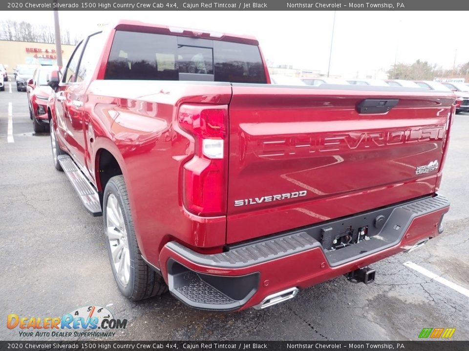 2020 Chevrolet Silverado 1500 High Country Crew Cab 4x4 Cajun Red Tintcoat / Jet Black Photo #3