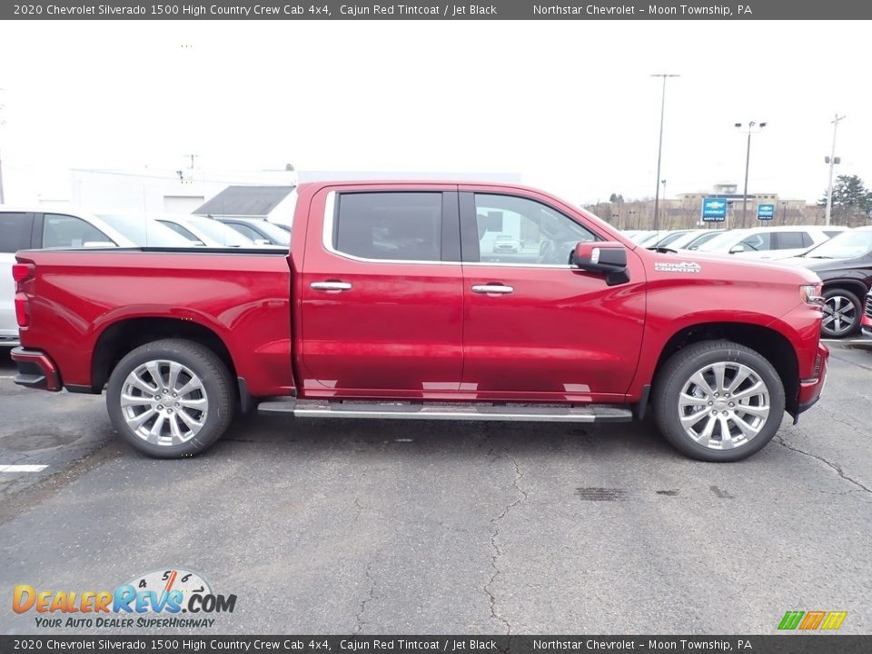 2020 Chevrolet Silverado 1500 High Country Crew Cab 4x4 Cajun Red Tintcoat / Jet Black Photo #6