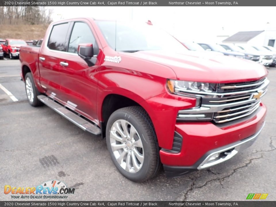 2020 Chevrolet Silverado 1500 High Country Crew Cab 4x4 Cajun Red Tintcoat / Jet Black Photo #7