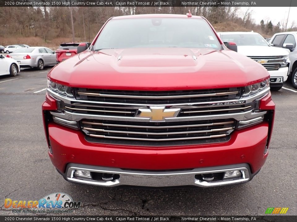2020 Chevrolet Silverado 1500 High Country Crew Cab 4x4 Cajun Red Tintcoat / Jet Black Photo #8