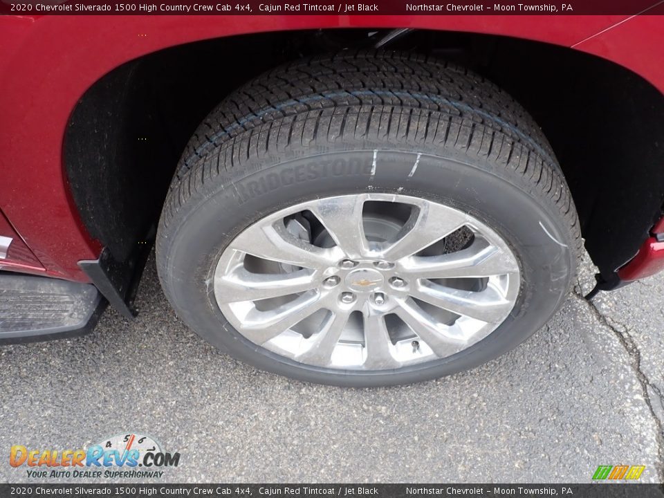 2020 Chevrolet Silverado 1500 High Country Crew Cab 4x4 Cajun Red Tintcoat / Jet Black Photo #9