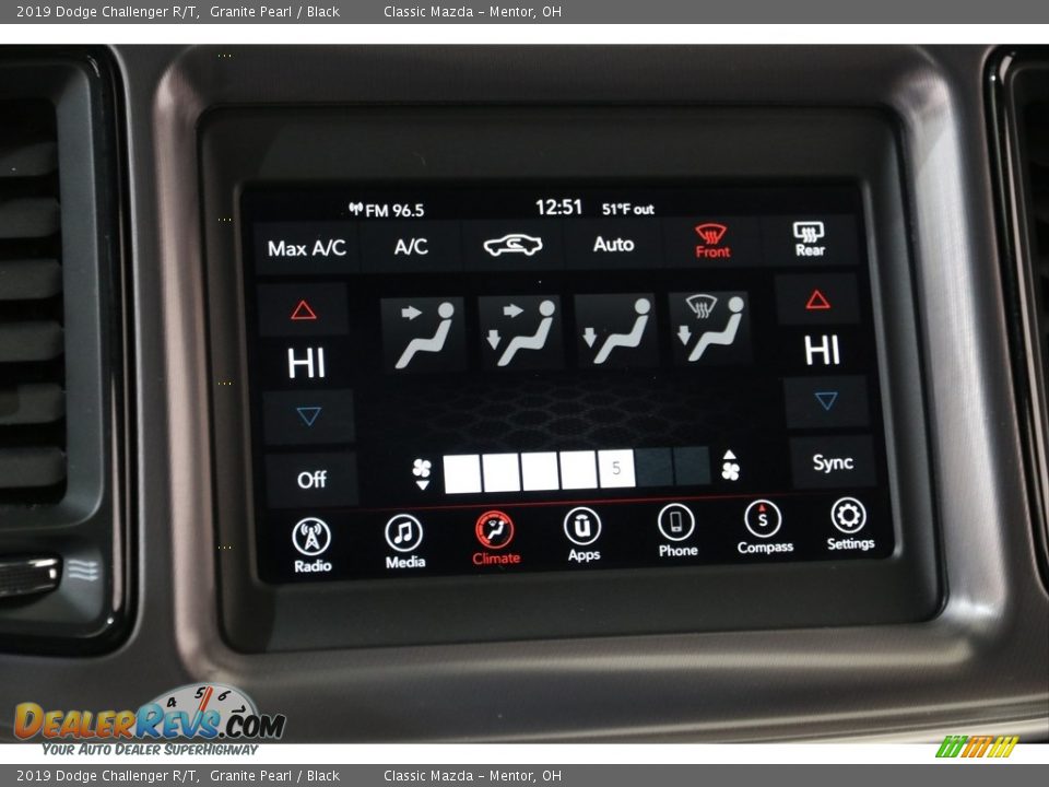 2019 Dodge Challenger R/T Granite Pearl / Black Photo #11