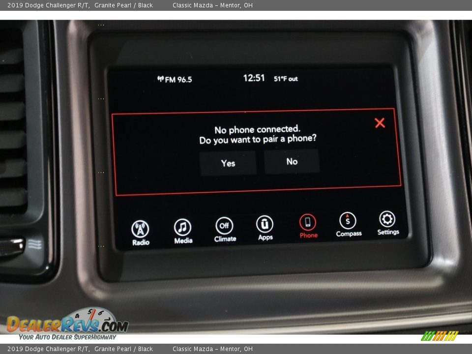 2019 Dodge Challenger R/T Granite Pearl / Black Photo #13