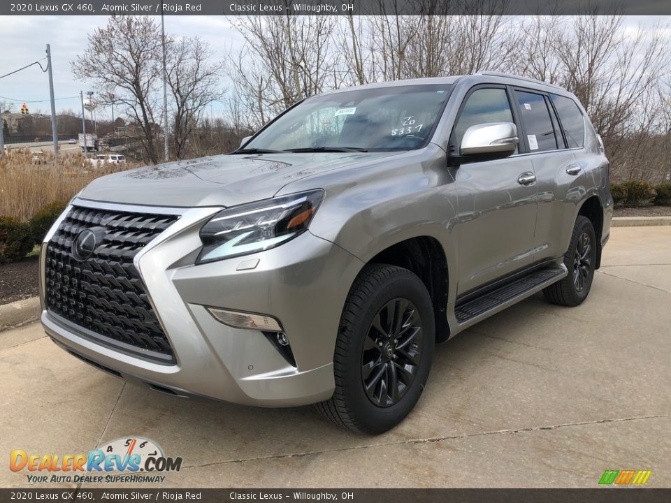 2020 Lexus GX 460 Atomic Silver / Rioja Red Photo #1