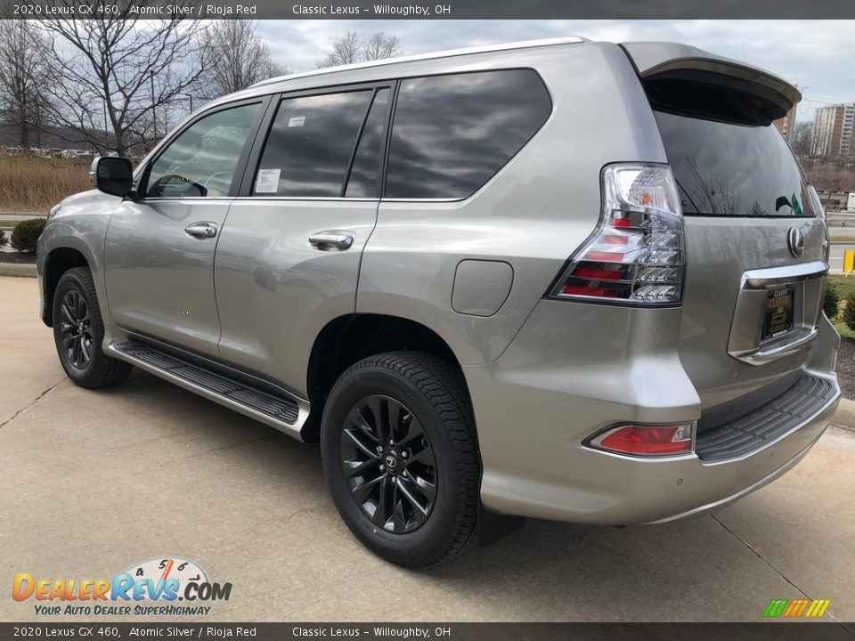 2020 Lexus GX 460 Atomic Silver / Rioja Red Photo #4