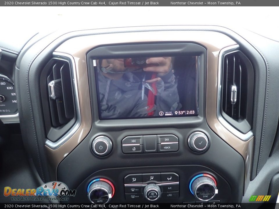 2020 Chevrolet Silverado 1500 High Country Crew Cab 4x4 Cajun Red Tintcoat / Jet Black Photo #18