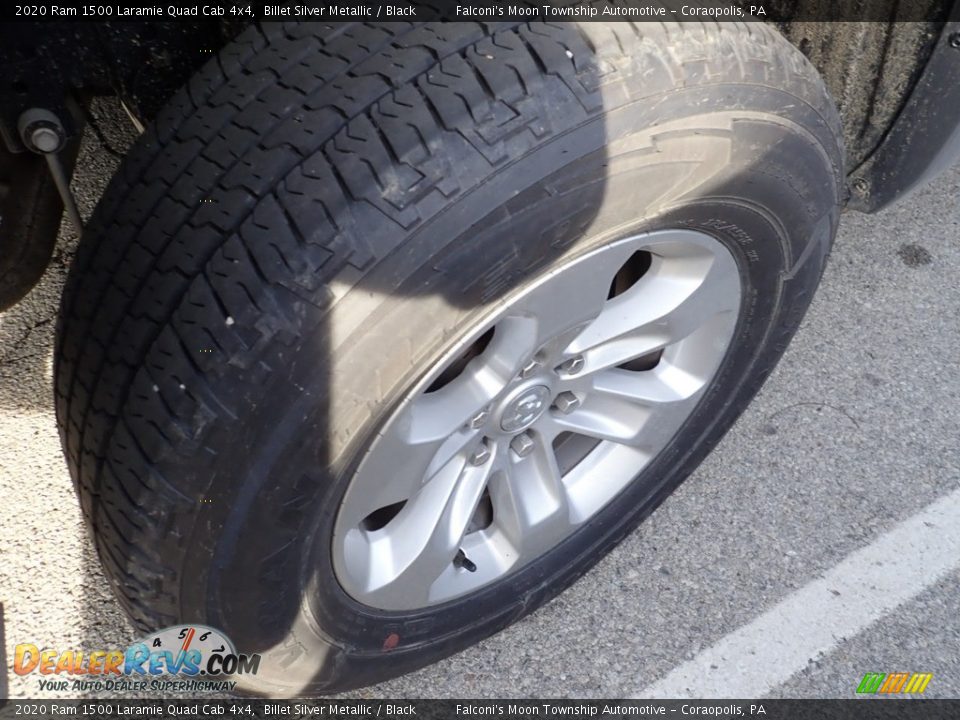 2020 Ram 1500 Laramie Quad Cab 4x4 Billet Silver Metallic / Black Photo #5