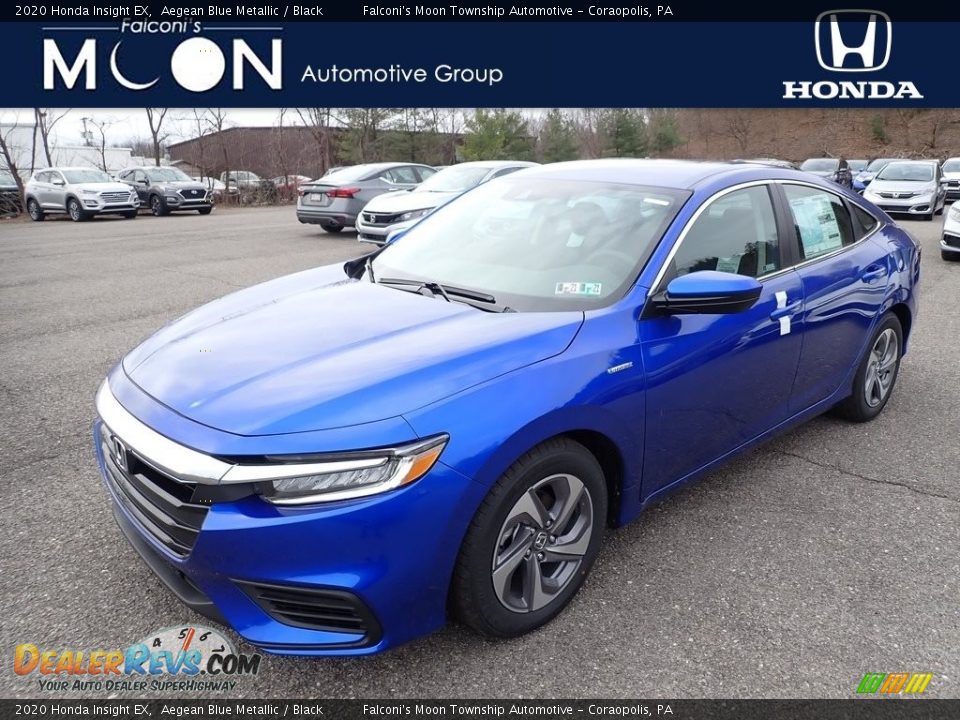2020 Honda Insight EX Aegean Blue Metallic / Black Photo #1
