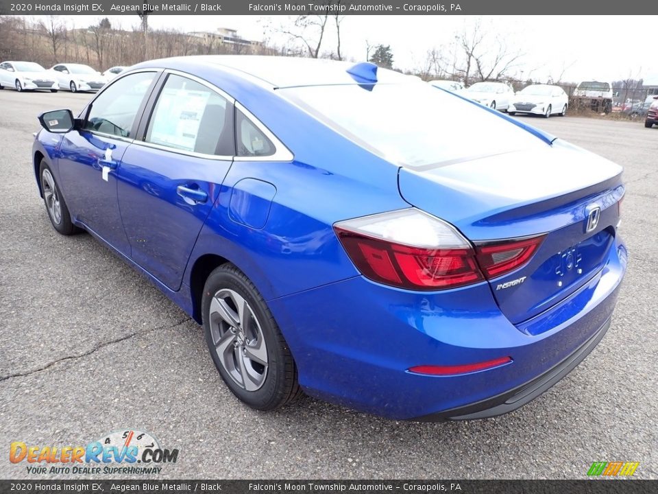 2020 Honda Insight EX Aegean Blue Metallic / Black Photo #2