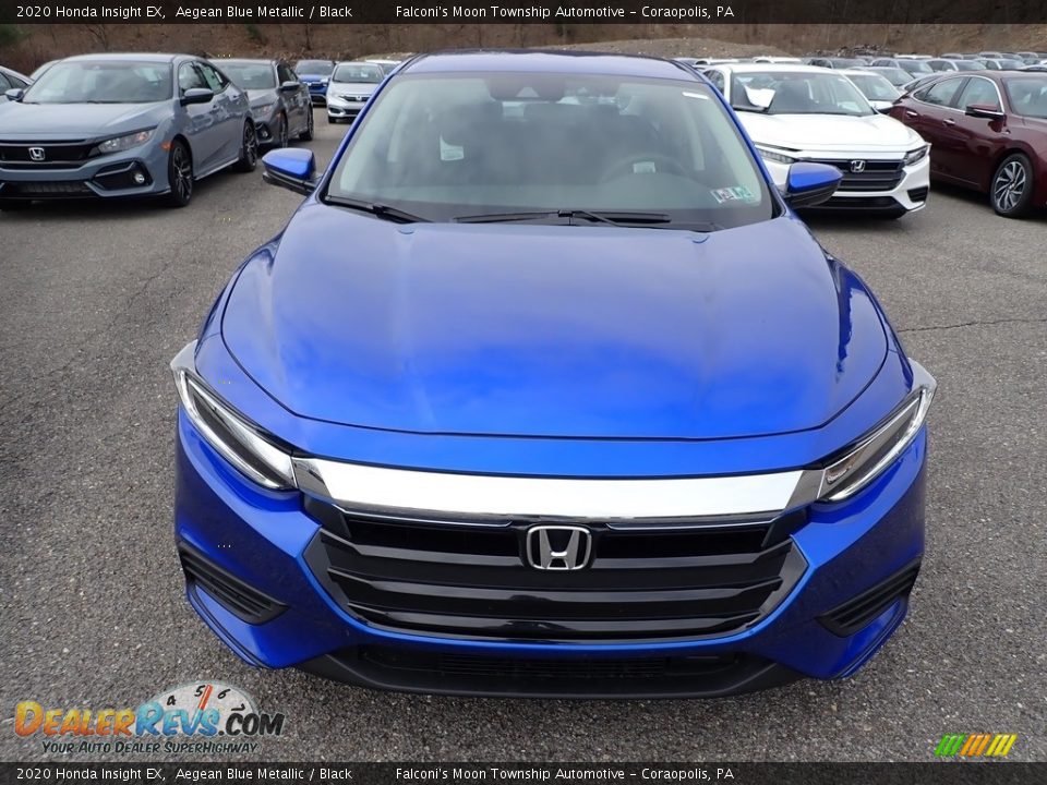 2020 Honda Insight EX Aegean Blue Metallic / Black Photo #6