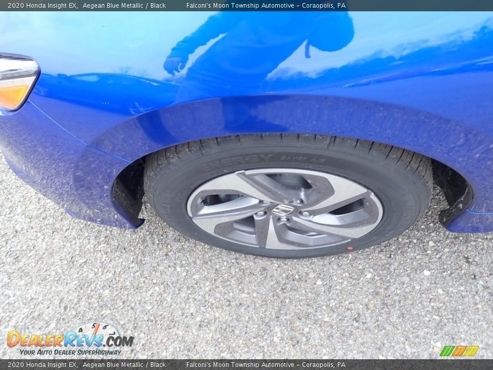 2020 Honda Insight EX Aegean Blue Metallic / Black Photo #7