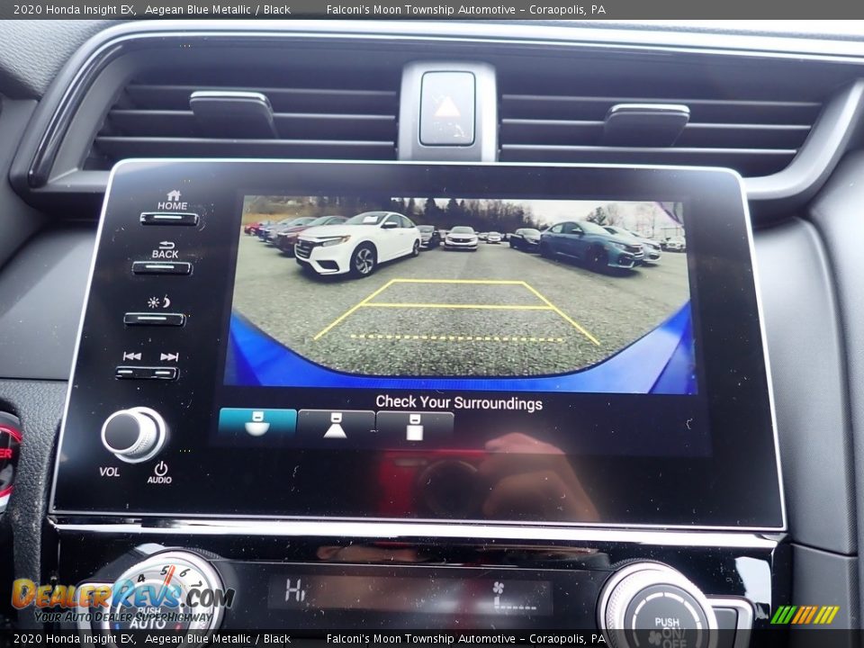 2020 Honda Insight EX Aegean Blue Metallic / Black Photo #14