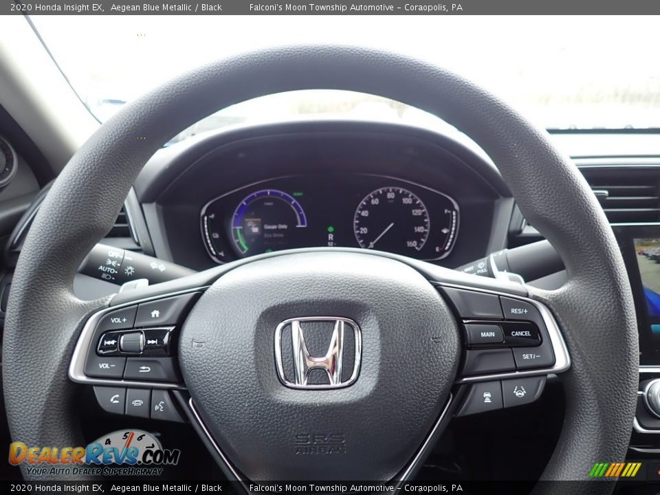 2020 Honda Insight EX Aegean Blue Metallic / Black Photo #15