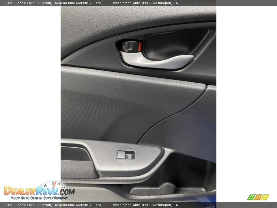 2020 Honda Civic EX Sedan Aegean Blue Metallic / Black Photo #17