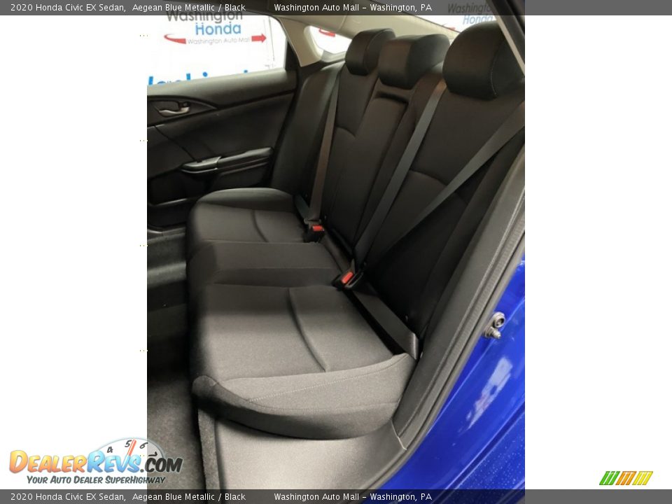 2020 Honda Civic EX Sedan Aegean Blue Metallic / Black Photo #18