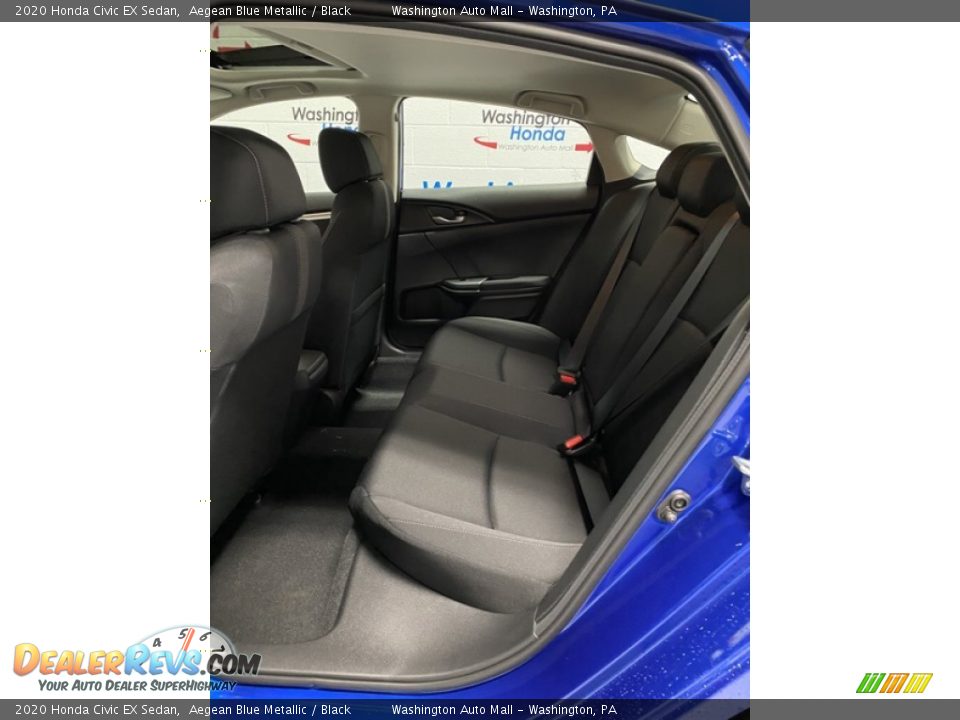 2020 Honda Civic EX Sedan Aegean Blue Metallic / Black Photo #19