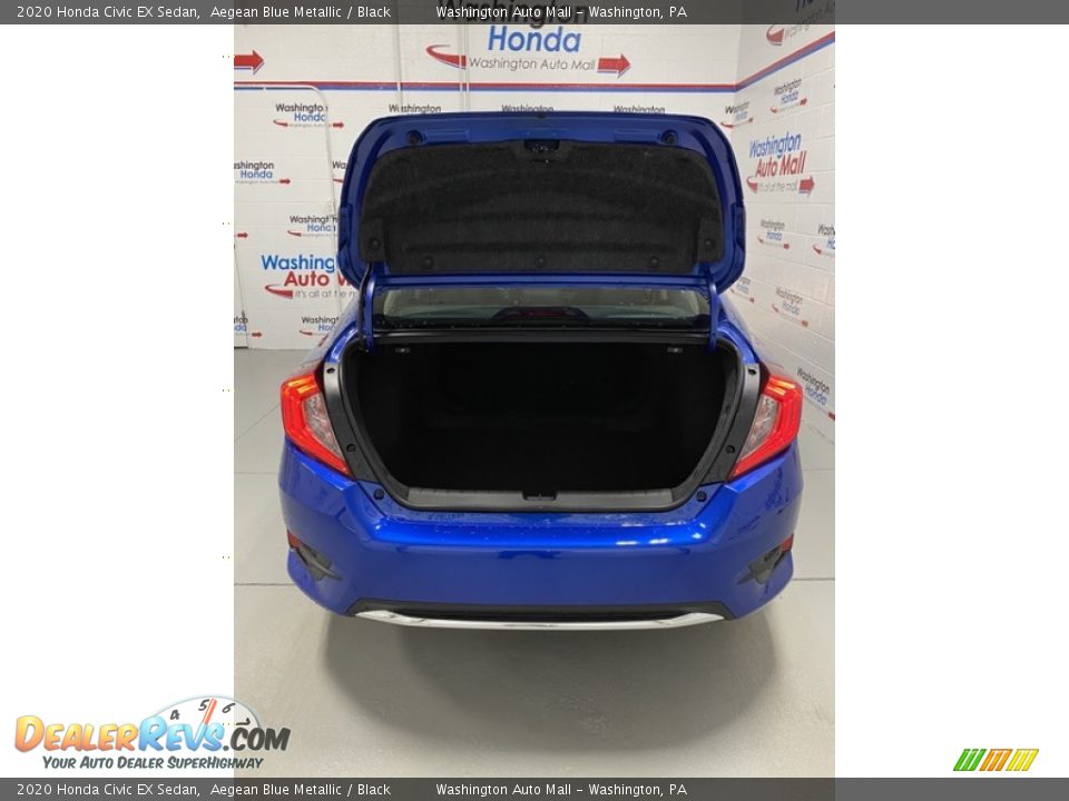 2020 Honda Civic EX Sedan Aegean Blue Metallic / Black Photo #21