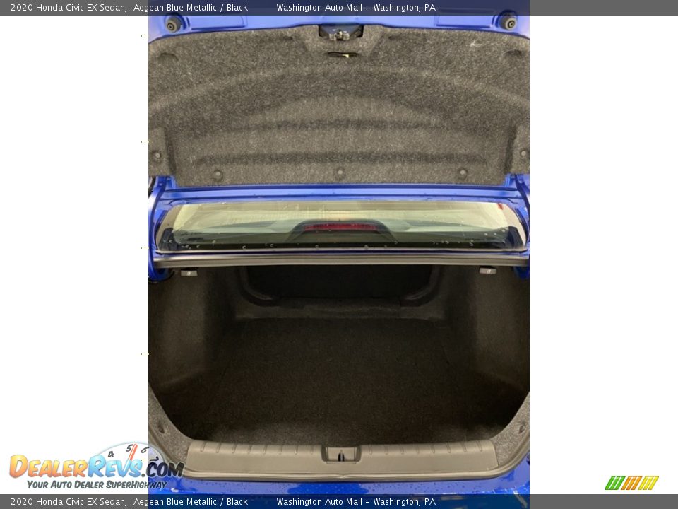 2020 Honda Civic EX Sedan Aegean Blue Metallic / Black Photo #22