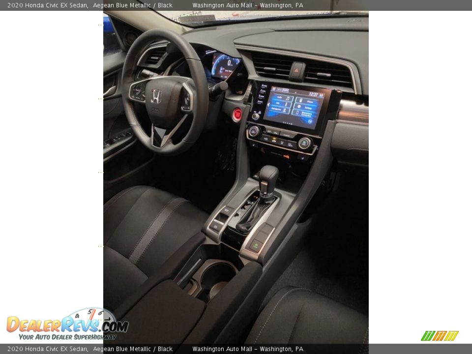 2020 Honda Civic EX Sedan Aegean Blue Metallic / Black Photo #23