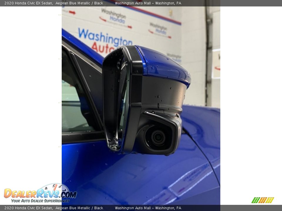 2020 Honda Civic EX Sedan Aegean Blue Metallic / Black Photo #24