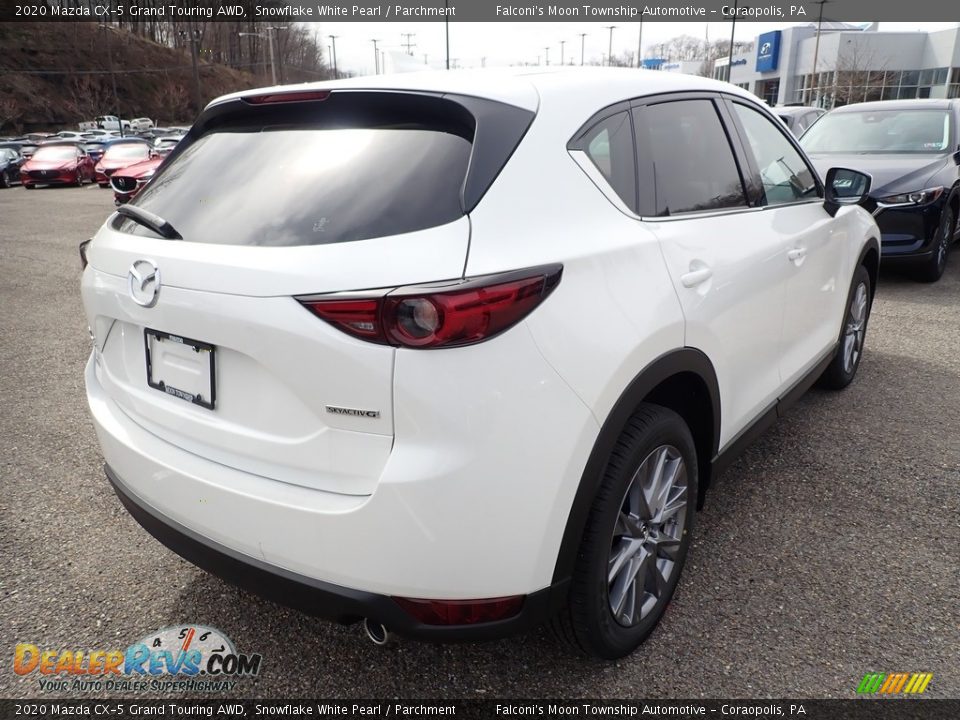 2020 Mazda CX-5 Grand Touring AWD Snowflake White Pearl / Parchment Photo #2