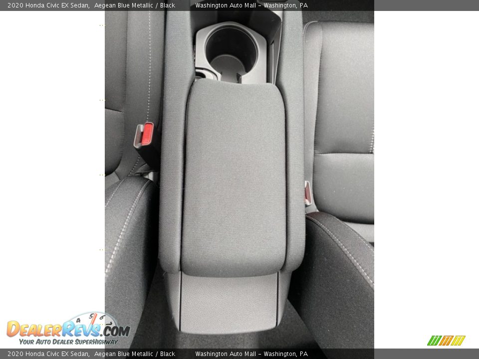 2020 Honda Civic EX Sedan Aegean Blue Metallic / Black Photo #30