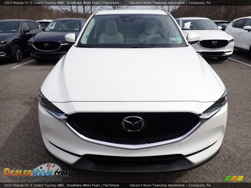 2020 Mazda CX-5 Grand Touring AWD Snowflake White Pearl / Parchment Photo #4
