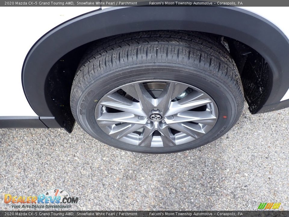 2020 Mazda CX-5 Grand Touring AWD Snowflake White Pearl / Parchment Photo #7