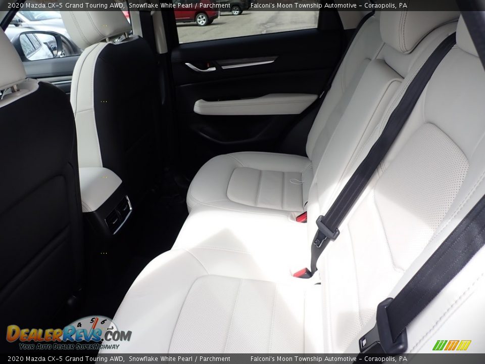 2020 Mazda CX-5 Grand Touring AWD Snowflake White Pearl / Parchment Photo #8