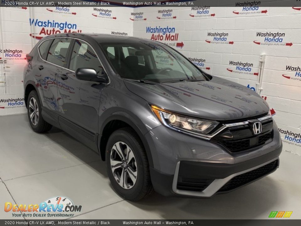 2020 Honda CR-V LX AWD Modern Steel Metallic / Black Photo #2