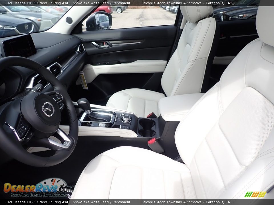 2020 Mazda CX-5 Grand Touring AWD Snowflake White Pearl / Parchment Photo #10