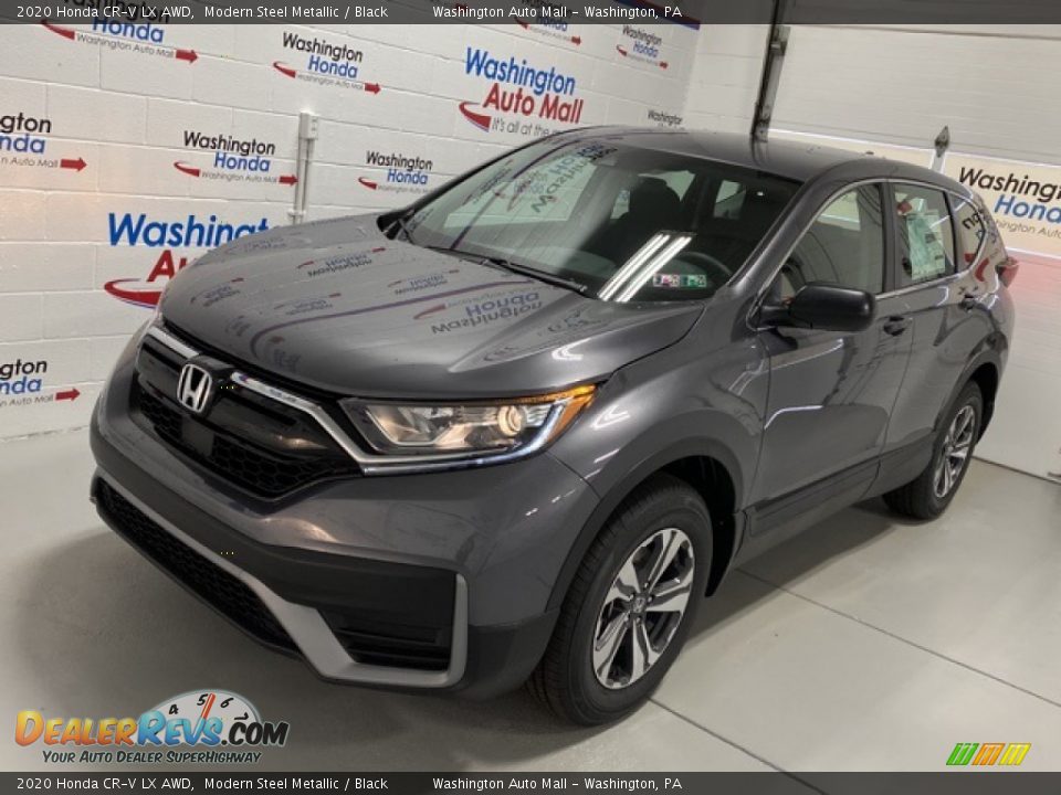 2020 Honda CR-V LX AWD Modern Steel Metallic / Black Photo #4