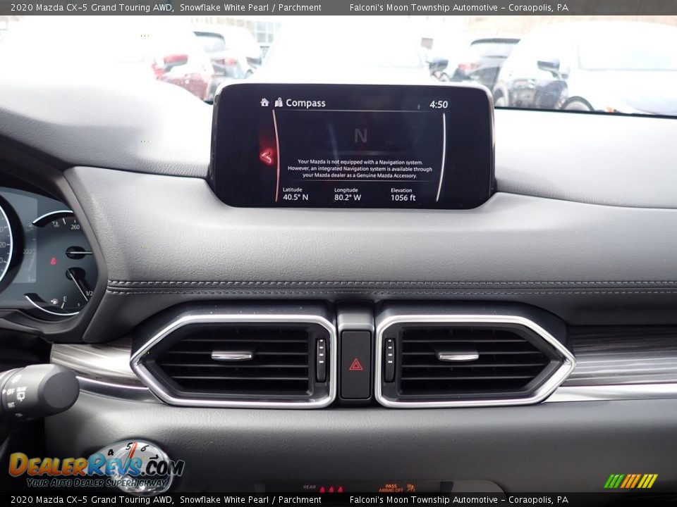 2020 Mazda CX-5 Grand Touring AWD Snowflake White Pearl / Parchment Photo #14