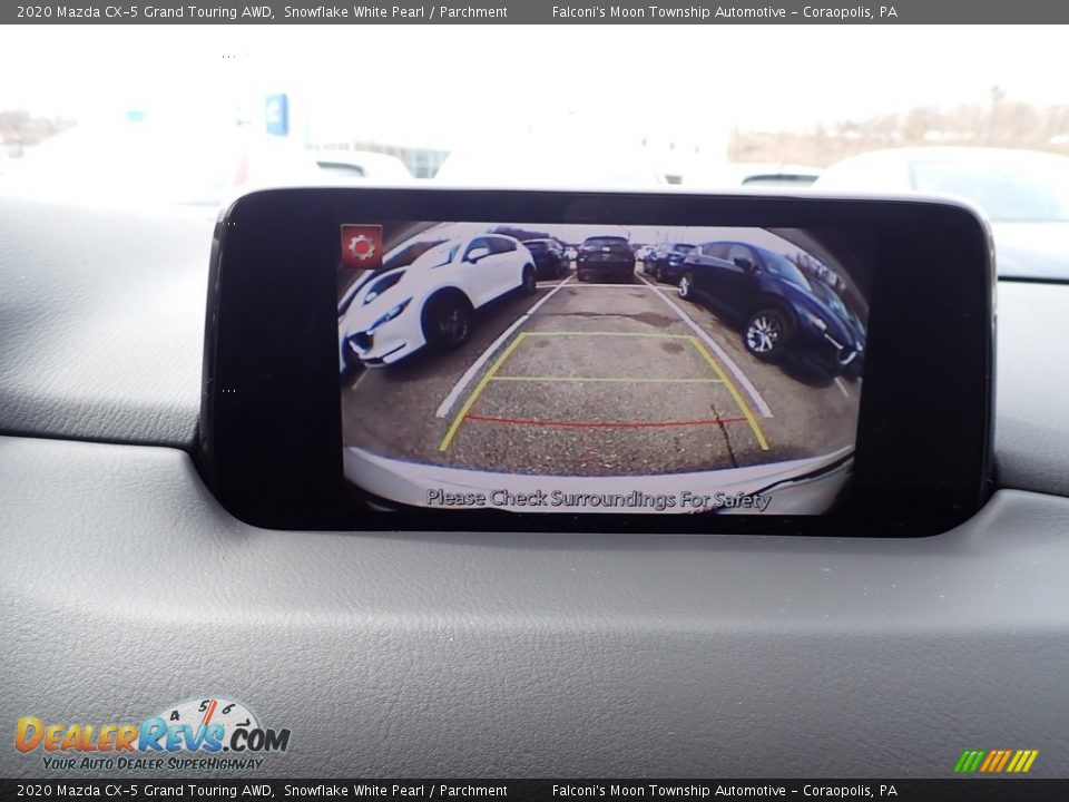 2020 Mazda CX-5 Grand Touring AWD Snowflake White Pearl / Parchment Photo #15