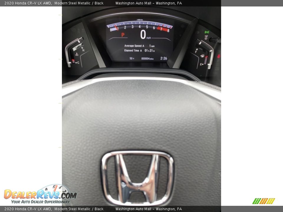 2020 Honda CR-V LX AWD Modern Steel Metallic / Black Photo #26