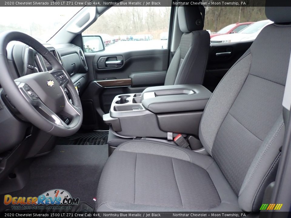 2020 Chevrolet Silverado 1500 LT Z71 Crew Cab 4x4 Northsky Blue Metallic / Jet Black Photo #12