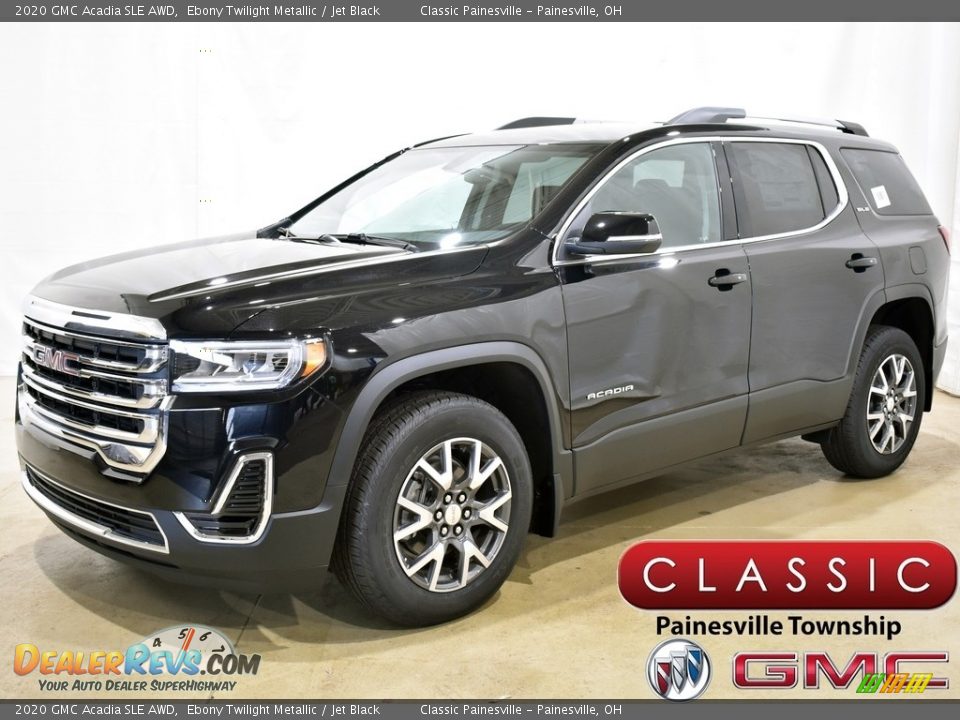 2020 GMC Acadia SLE AWD Ebony Twilight Metallic / Jet Black Photo #1