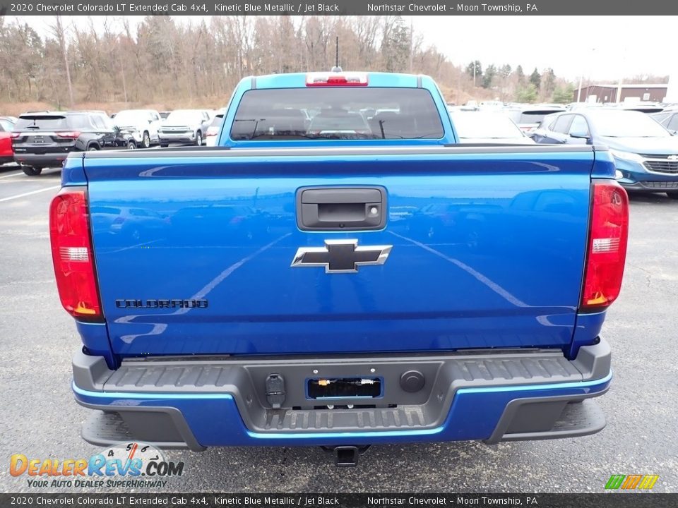 2020 Chevrolet Colorado LT Extended Cab 4x4 Kinetic Blue Metallic / Jet Black Photo #4