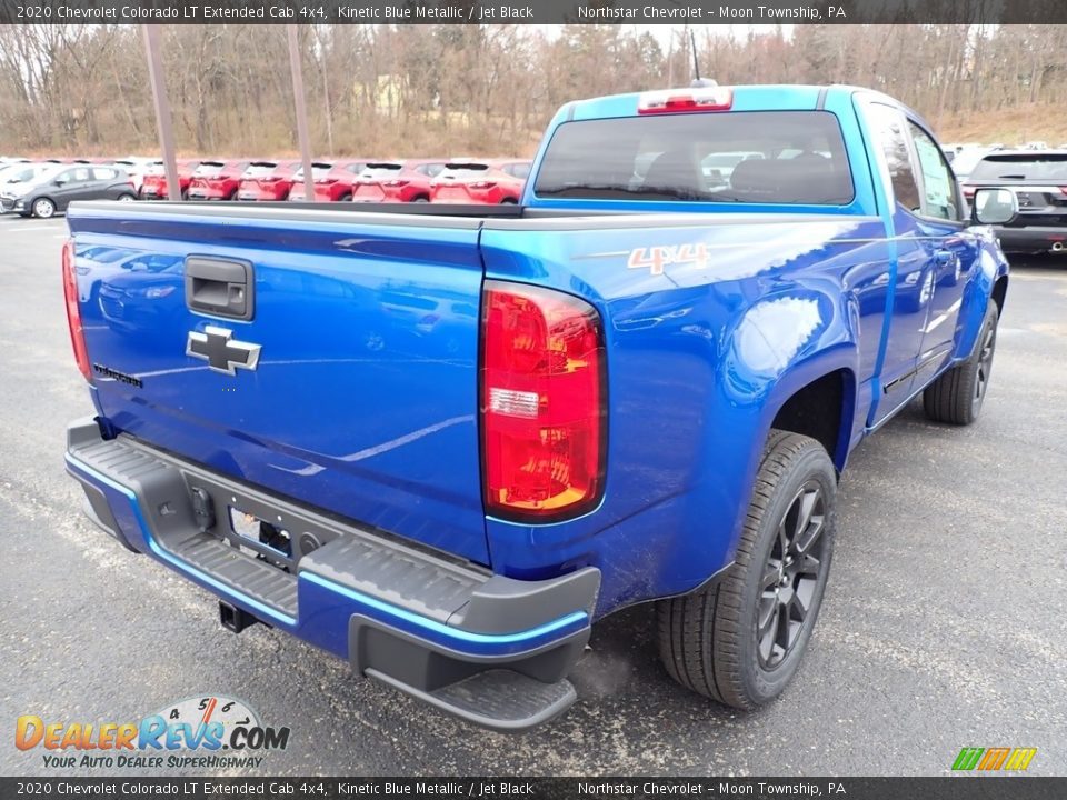 2020 Chevrolet Colorado LT Extended Cab 4x4 Kinetic Blue Metallic / Jet Black Photo #5