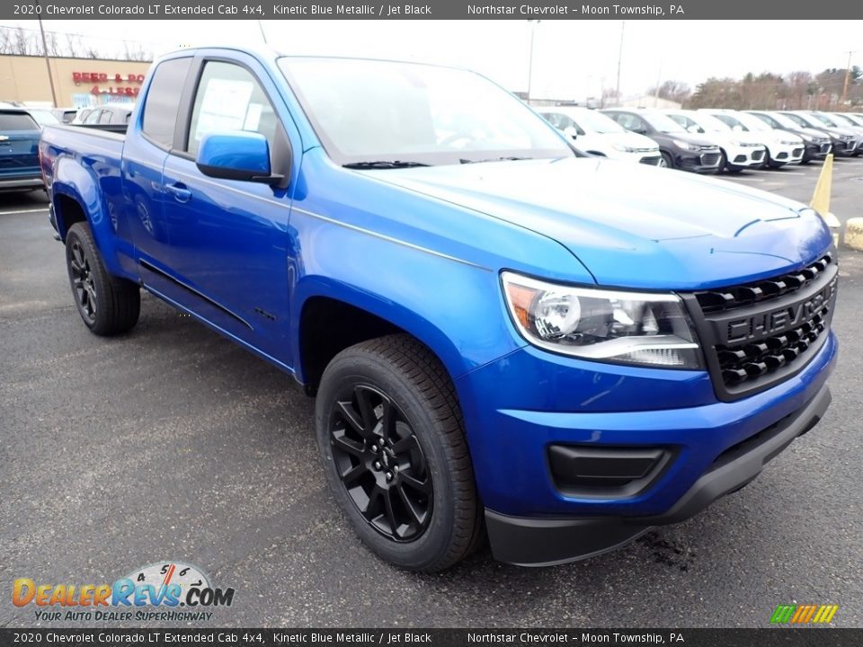 2020 Chevrolet Colorado LT Extended Cab 4x4 Kinetic Blue Metallic / Jet Black Photo #7