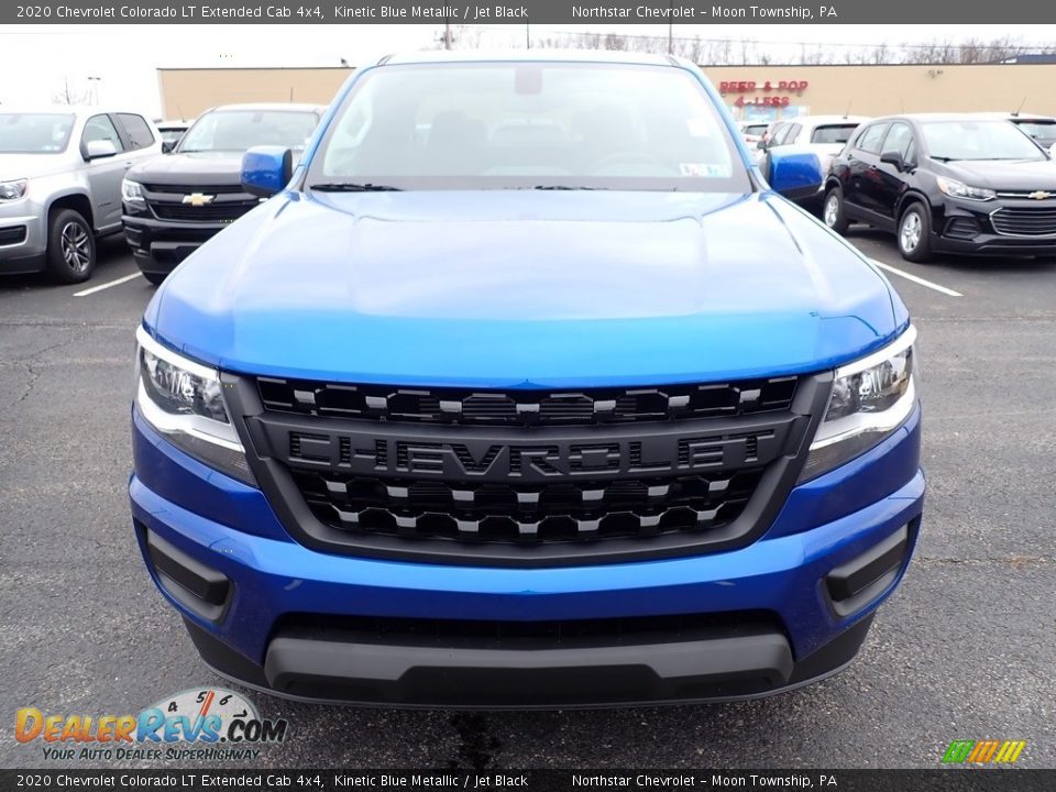 2020 Chevrolet Colorado LT Extended Cab 4x4 Kinetic Blue Metallic / Jet Black Photo #8