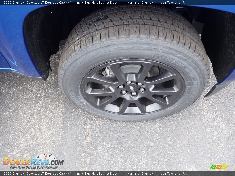 2020 Chevrolet Colorado LT Extended Cab 4x4 Kinetic Blue Metallic / Jet Black Photo #9