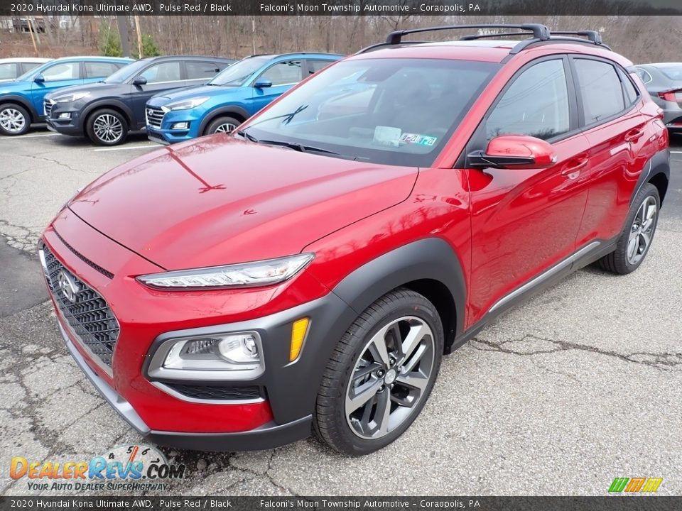 Front 3/4 View of 2020 Hyundai Kona Ultimate AWD Photo #5