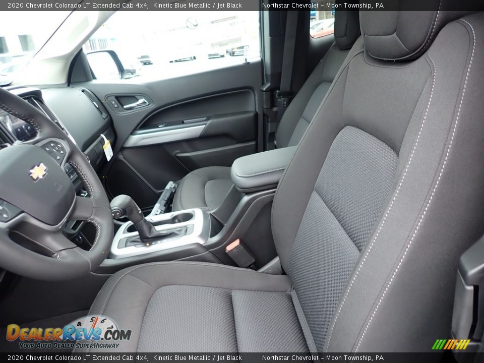 2020 Chevrolet Colorado LT Extended Cab 4x4 Kinetic Blue Metallic / Jet Black Photo #14