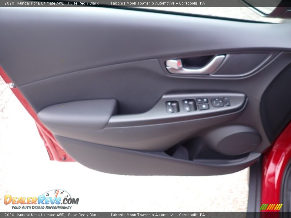 2020 Hyundai Kona Ultimate AWD Pulse Red / Black Photo #11