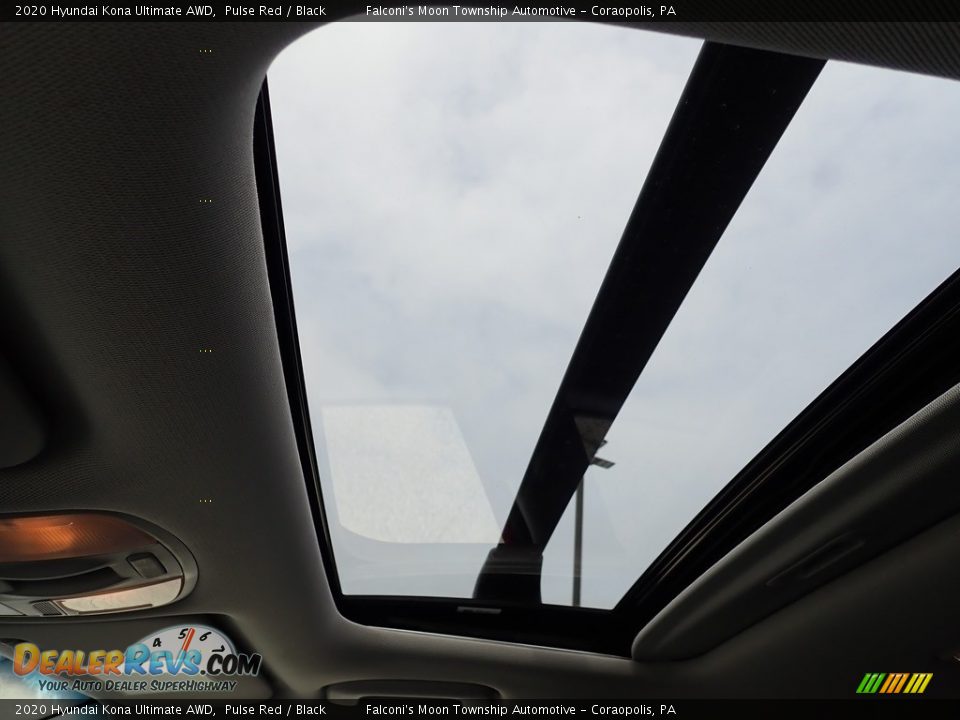 2020 Hyundai Kona Ultimate AWD Pulse Red / Black Photo #13