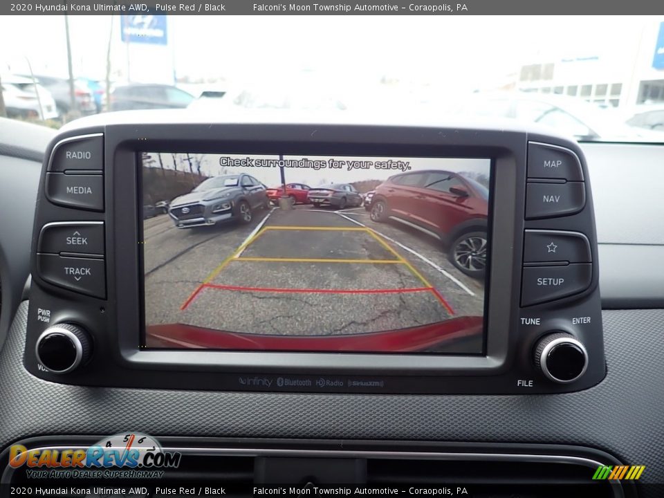 2020 Hyundai Kona Ultimate AWD Pulse Red / Black Photo #15