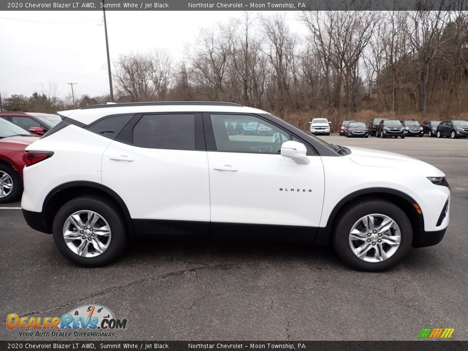 2020 Chevrolet Blazer LT AWD Summit White / Jet Black Photo #6