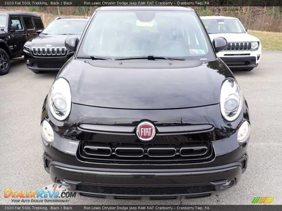 2020 Fiat 500L Trekking Black / Black Photo #8